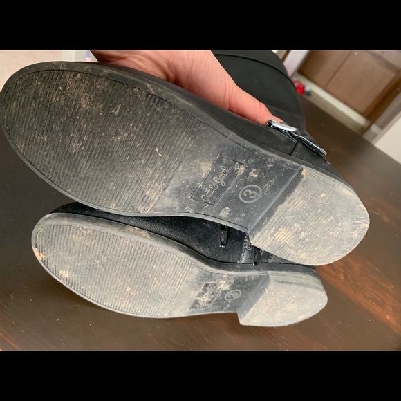 Girls long black boots Size 3 - Picture 5 of 5